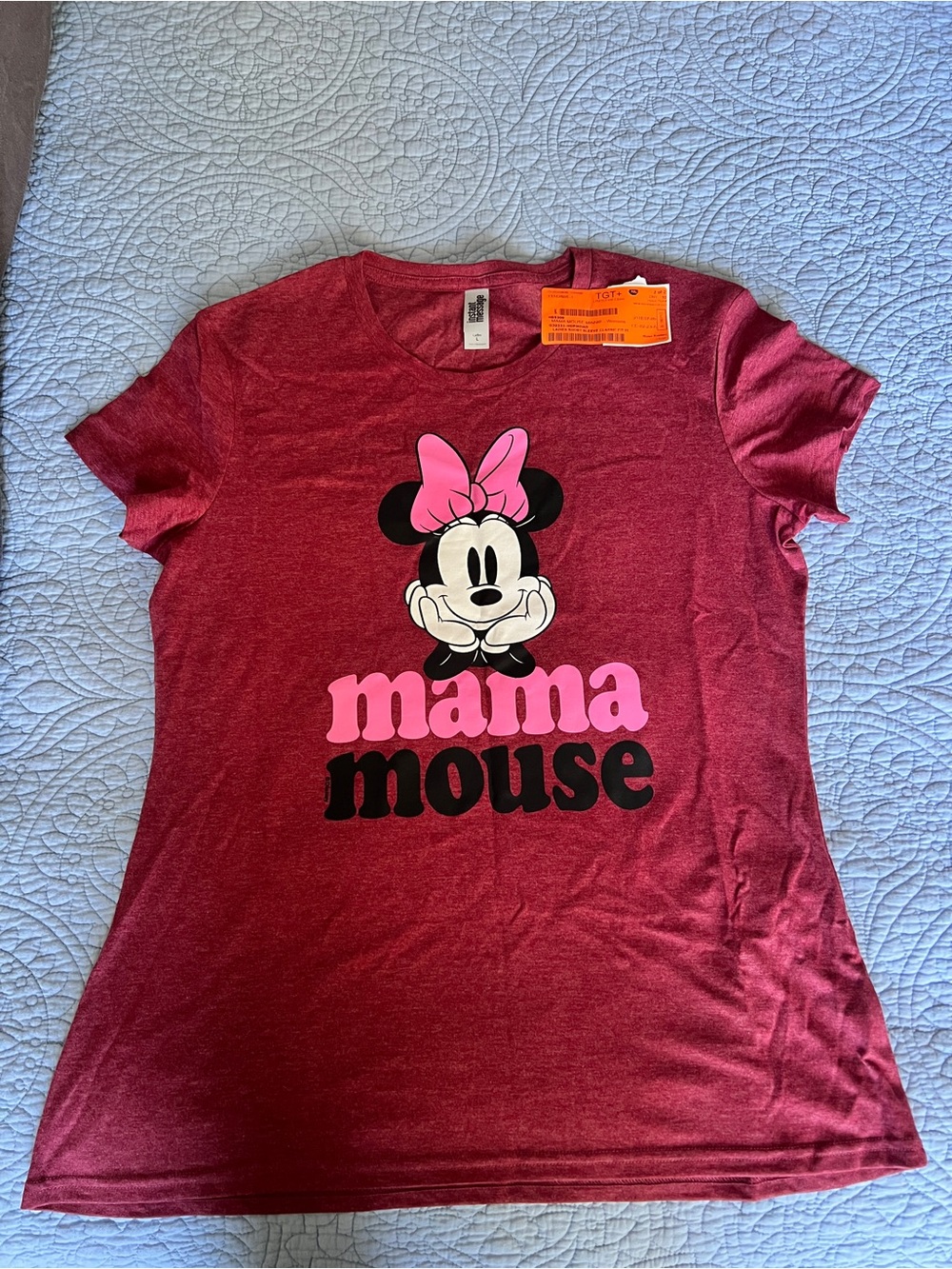 Red 'Mama Mouse' Graphic Tee